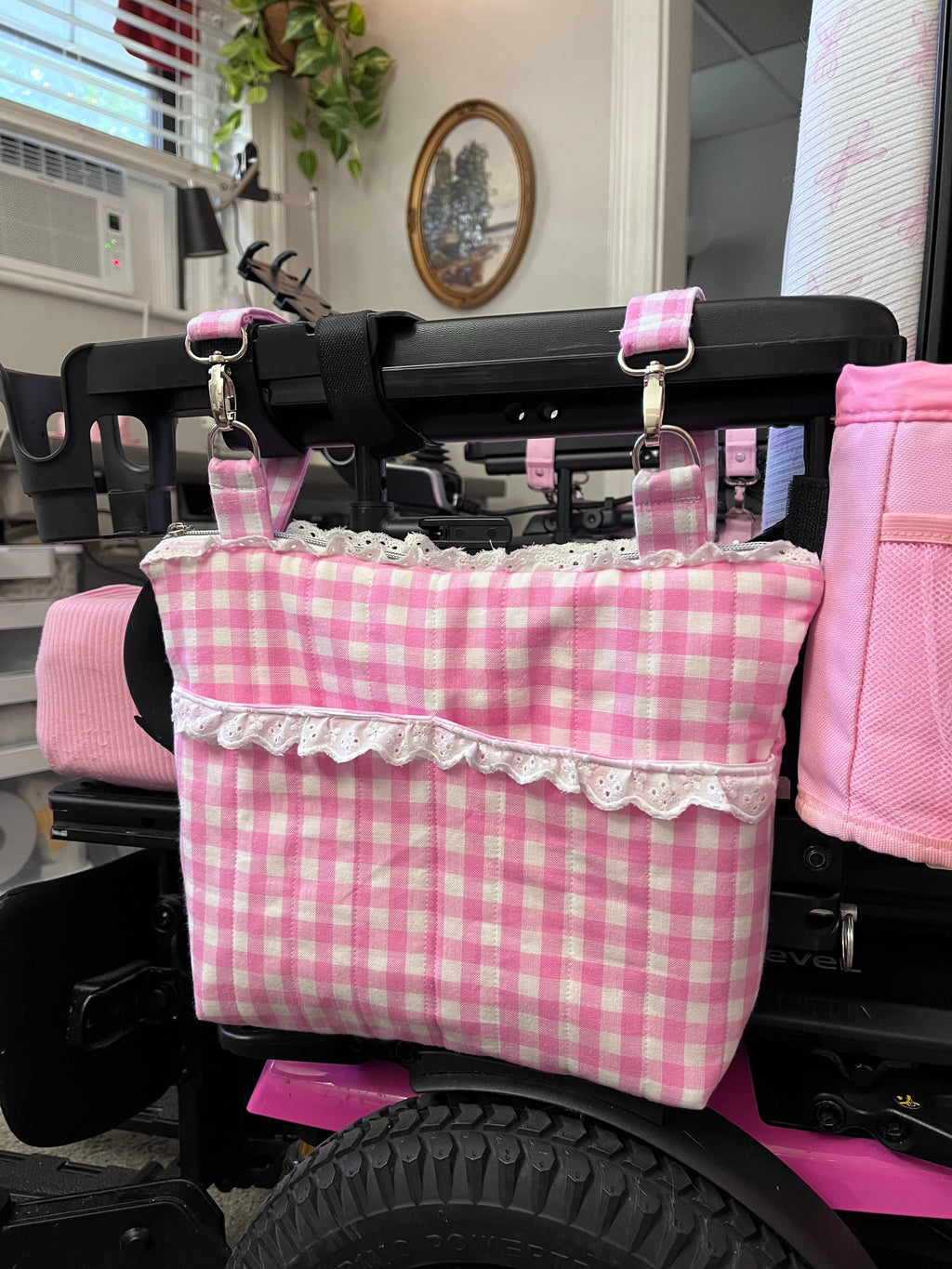 Custom Power Chair Armrest Bag