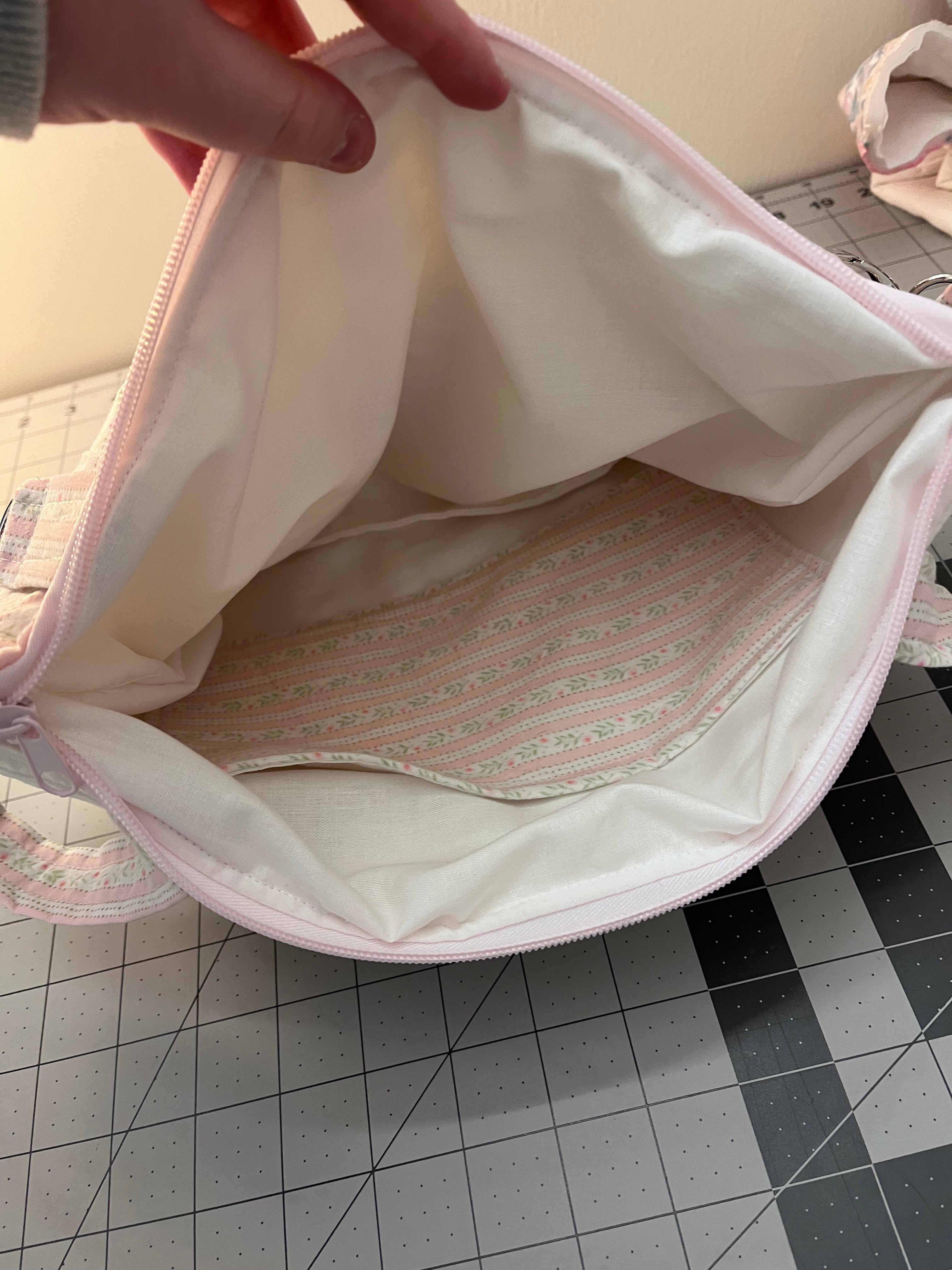 Upcycled Quilt Power Chair Armrest Bag | READY TO SHIP