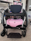 Custom Zippered Underseat Wheelchair Basket