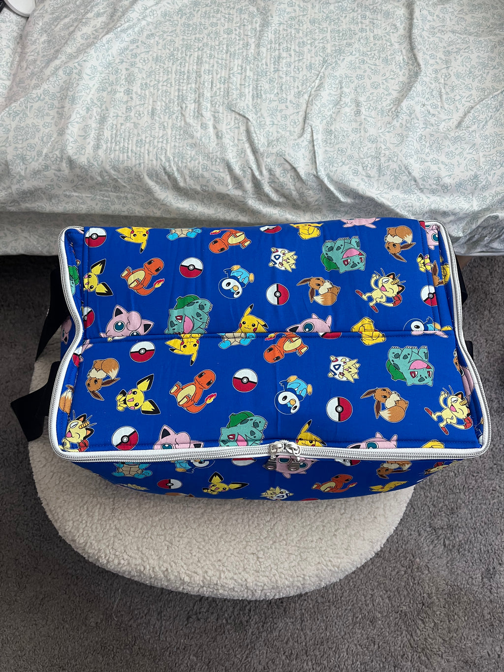 Custom Zippered Underseat Wheelchair Basket